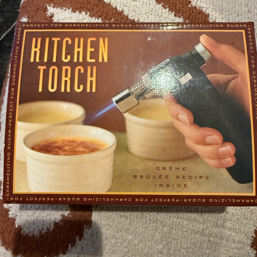 Kitchen Torch with Black Handle